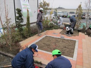 東松島市グリーンタウンやもと２仮設住宅への支援